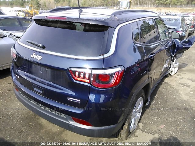 3C4NJDBB4JT114905 - 2018 JEEP COMPASS LATITUDE 蓝色 照片 4