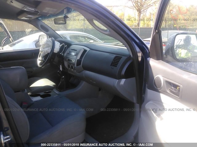 5TELU42N66Z187545 - 2006 TOYOTA TACOMA DOUBLE CAB ლურჯი ფოტო 5