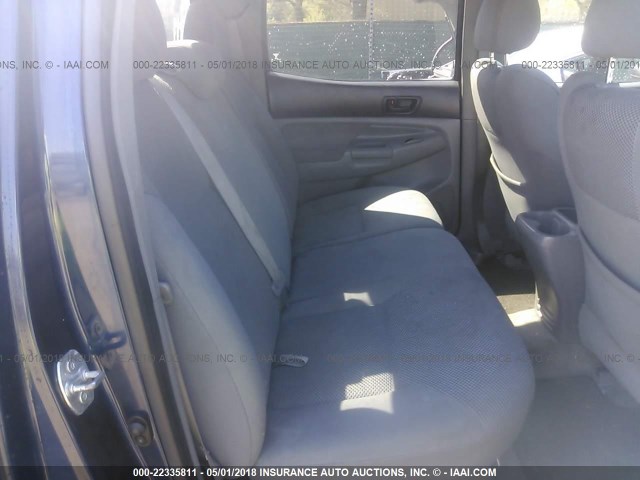 5TELU42N66Z187545 - 2006 TOYOTA TACOMA DOUBLE CAB ლურჯი ფოტო 8