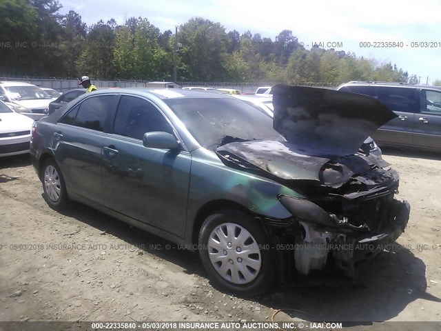 4T1BE46KX8U750340 - 2008 TOYOTA CAMRY CE/LE/XLE/SE GREEN photo 1