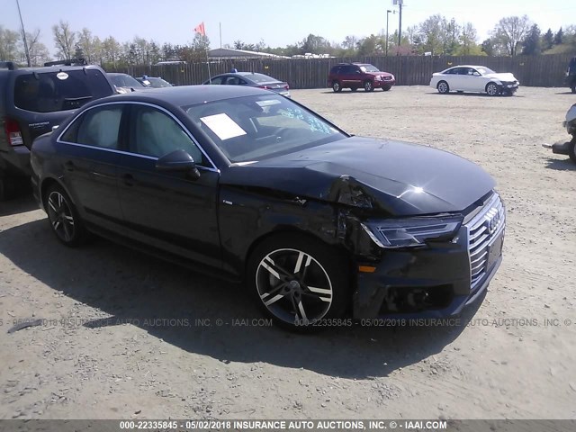 WAUENAF48JA107684 - 2018 AUDI A4 PREMIUM PLUS GRAY photo 1