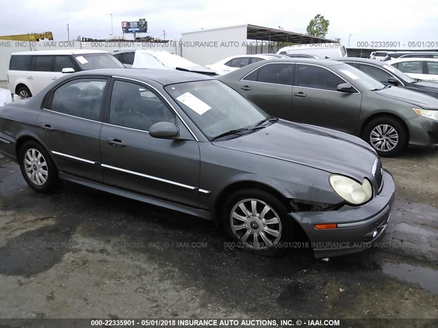 KMHWF35H23A881352 - 2003 HYUNDAI SONATA GLS/LX GREEN photo 1