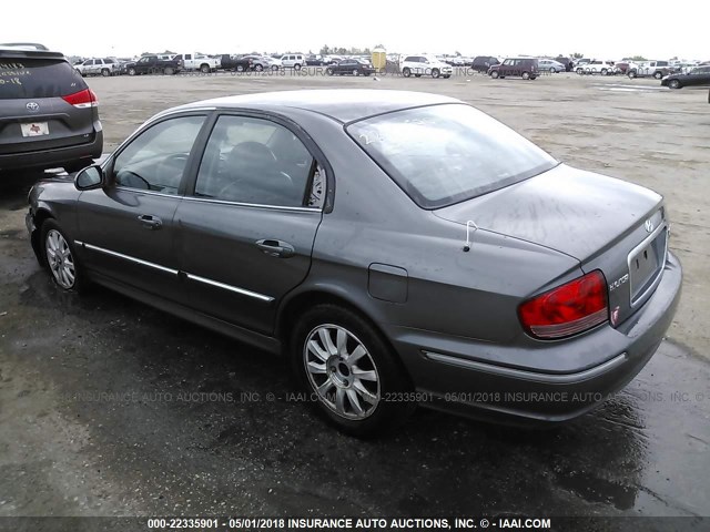 KMHWF35H23A881352 - 2003 HYUNDAI SONATA GLS/LX GREEN photo 3