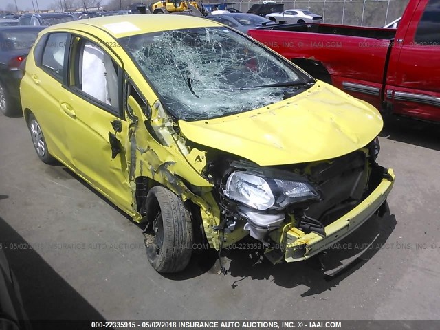 3HGGK5H51FM775923 - 2015 HONDA FIT LX YELLOW photo 6