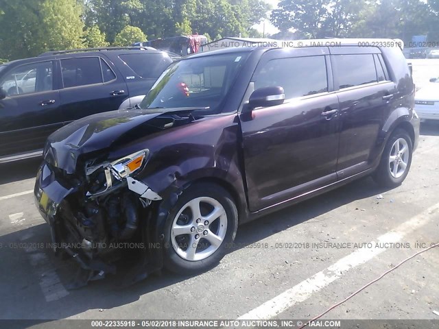 JTLZE4FE1CJ025625 - 2012 TOYOTA SCION XB PURPLE photo 2