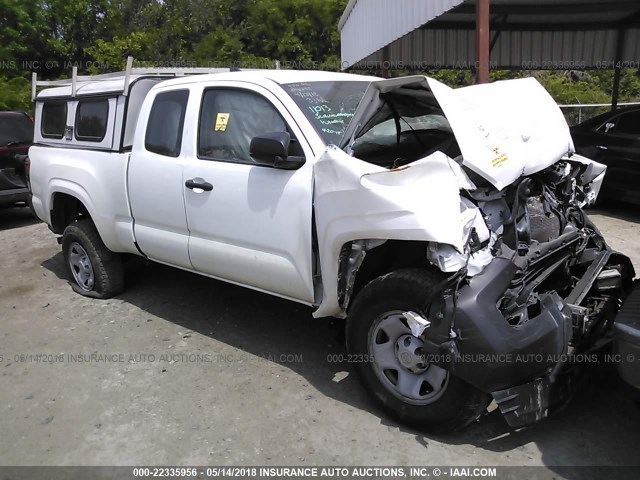 5TFRX5GN6GX063753 - 2016 TOYOTA TACOMA ACCESS CAB/SR/SR5 WHITE photo 1