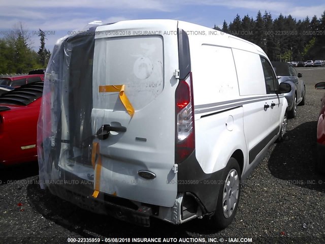 NM0LS7EX5G1252740 - 2016 FORD TRANSIT CONNECT XL WHITE photo 4