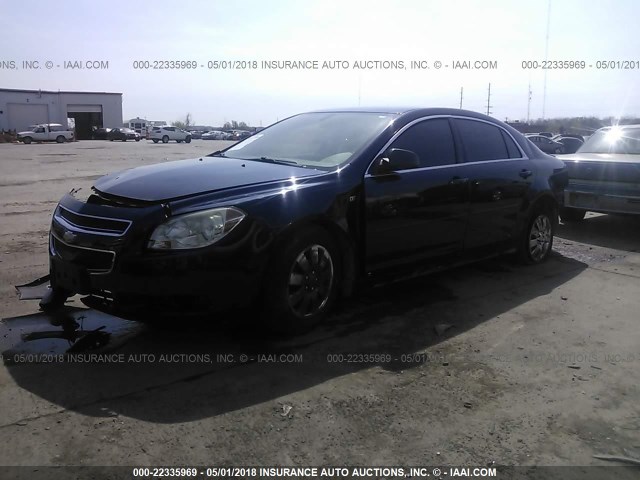 1G1ZG57B08F233790 - 2008 CHEVROLET MALIBU LS 蓝色 照片 2