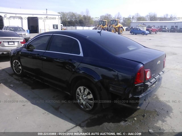 1G1ZG57B08F233790 - 2008 CHEVROLET MALIBU LS 蓝色 照片 3