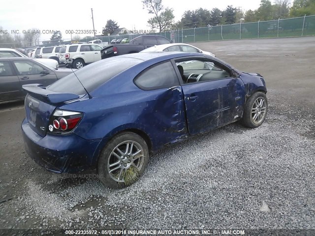 JTKDE167580262923 - 2008 TOYOTA SCION TC 蓝色 照片 4