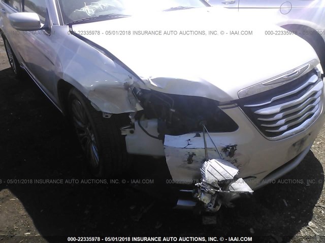 1C3CCBAB4CN248974 - 2012 CHRYSLER 200 LX SILVER photo 6