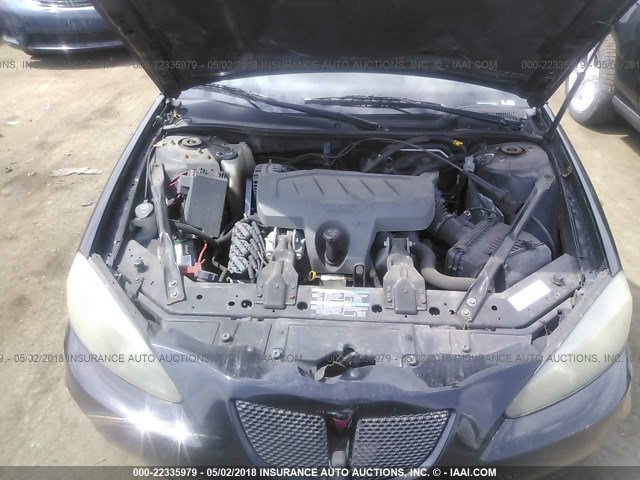 2G2WP552X81103718 - 2008 PONTIAC GRAND PRIX BLACK photo 10