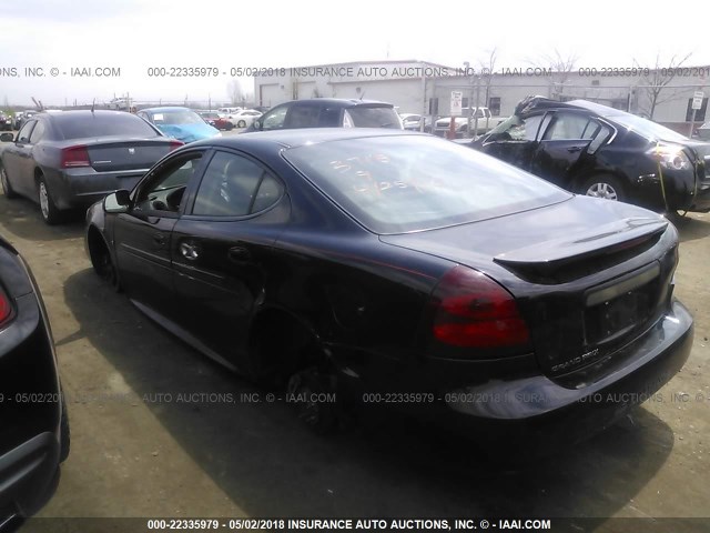2G2WP552X81103718 - 2008 PONTIAC GRAND PRIX BLACK photo 3