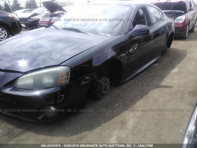 2G2WP552X81103718 - 2008 PONTIAC GRAND PRIX BLACK photo 6
