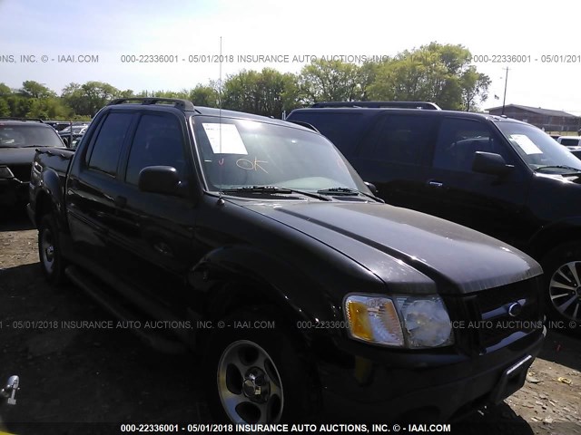 1FMZU67K34UA13471 - 2004 FORD EXPLORER SPORT TR  BLACK photo 1