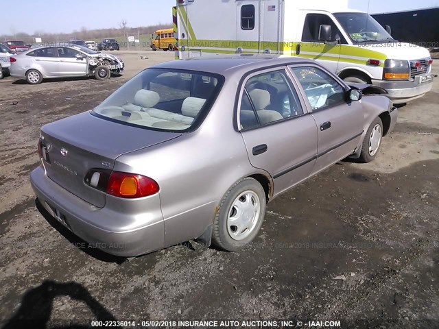 2T1BR12E4XC163313 - 1999 TOYOTA COROLLA VE/CE/LE BEIGE photo 4