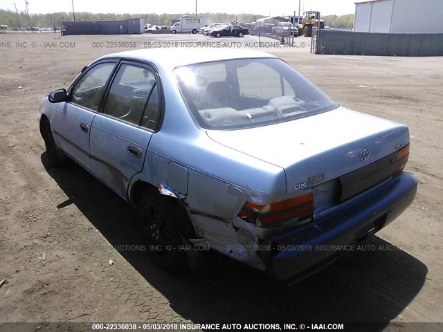 2T1AE09E3PC025575 - 1993 TOYOTA COROLLA LE/DX BLUE photo 3