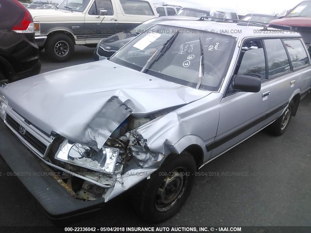 JF2AN52B4PD409950 - 1993 SUBARU LOYALE SILVER photo 2