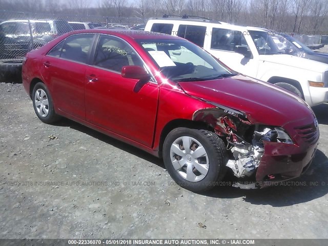 4T1BE46K17U032318 - 2007 TOYOTA CAMRY NEW GENERAT CE/LE/XLE/SE RED photo 1