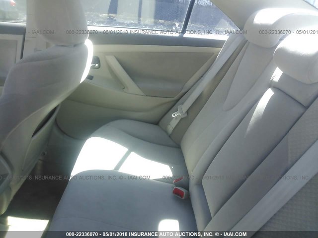 4T1BE46K17U032318 - 2007 TOYOTA CAMRY NEW GENERAT CE/LE/XLE/SE RED photo 8