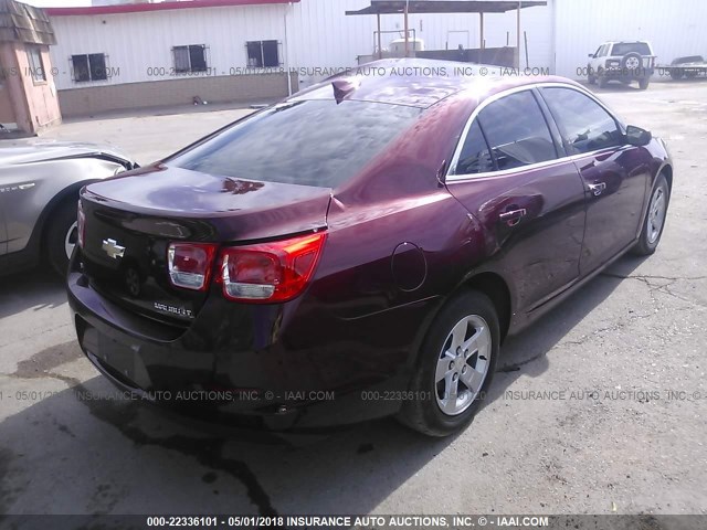 1G11C5SL8FF354993 - 2015 CHEVROLET MALIBU 1LT მუქწითელი ფოტო 4
