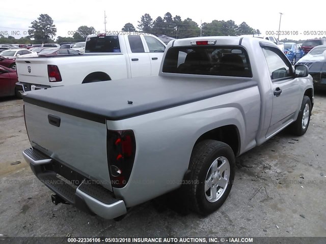 1GCCSCD92A8143066 - 2010 CHEVROLET COLORADO LT SILVER photo 4