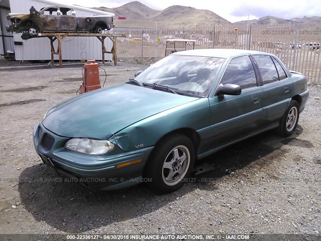 1G2NE52M3WM504746 - 1998 PONTIAC GRAND AM SE GREEN photo 2