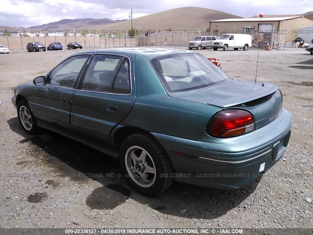 1G2NE52M3WM504746 - 1998 PONTIAC GRAND AM SE GREEN photo 3