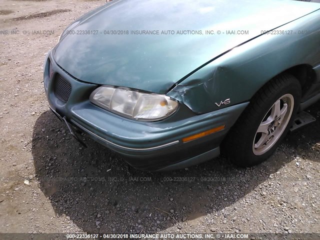 1G2NE52M3WM504746 - 1998 PONTIAC GRAND AM SE GREEN photo 6