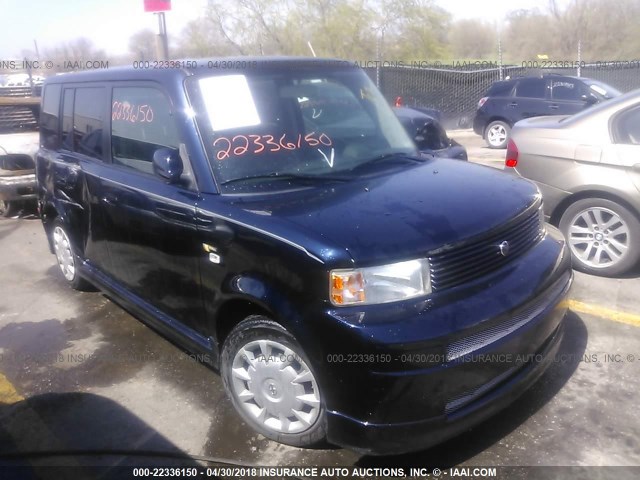JTLKT334864092416 - 2006 TOYOTA SCION XB BLUE photo 1