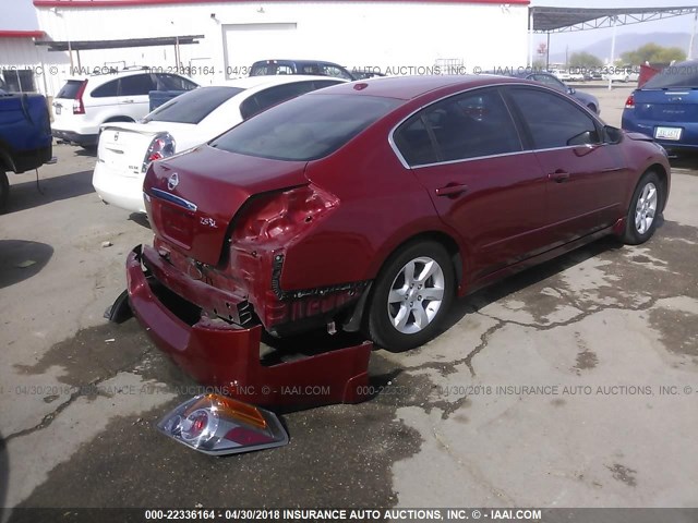 1N4AL21E98N524981 - 2008 NISSAN ALTIMA 2.5/2.5S RED photo 4