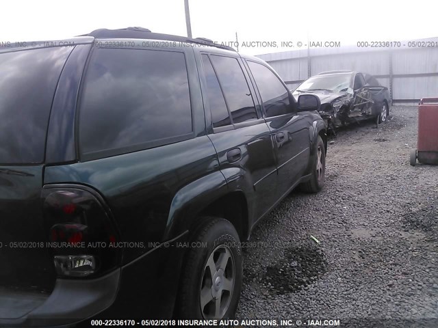 1GNDS13S962136405 - 2006 CHEVROLET TRAILBLAZER LS/LT GREEN photo 6