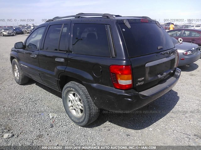 1J4GX48S54C179822 - 2004 JEEP GRAND CHEROKEE LAREDO/COLUMBIA/FREEDOM 黑色 照片 3