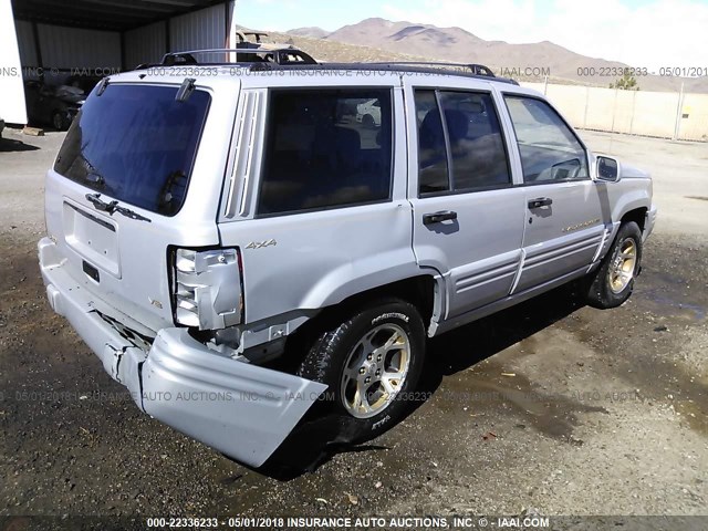 1J4GZ78Y7VC701996 - 1997 JEEP GRAND CHEROKEE LIMITED/ORVIS GRAY photo 4