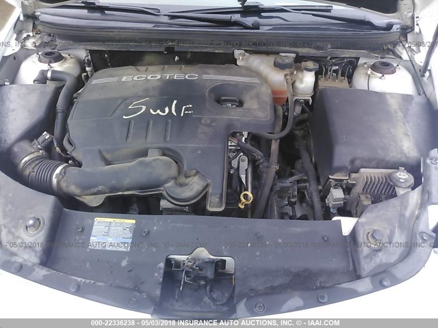 1G1ZE5EBXAF134621 - 2010 CHEVROLET MALIBU LTZ 白色 照片 10