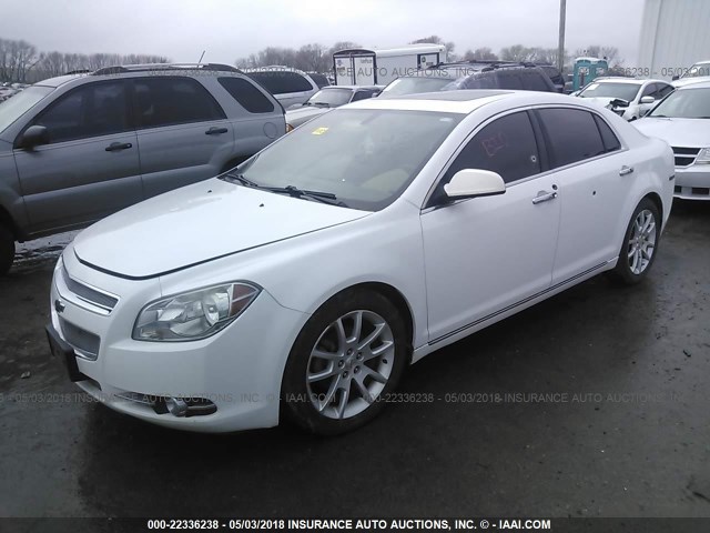 1G1ZE5EBXAF134621 - 2010 CHEVROLET MALIBU LTZ 白色 照片 2