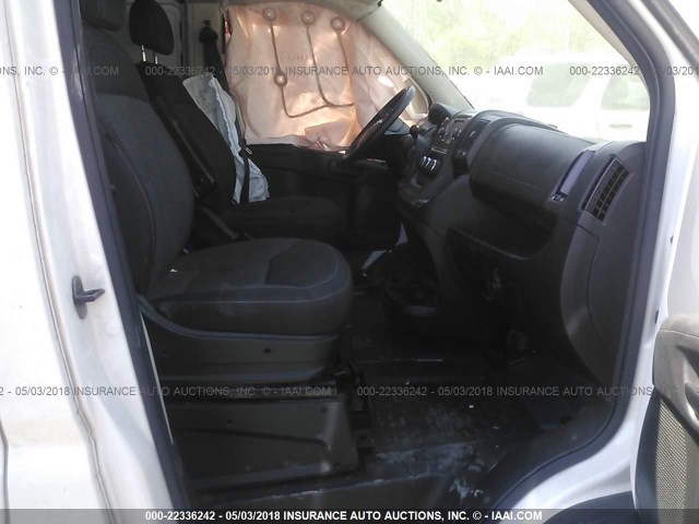3C6TRVDG3FE510289 - 2015 RAM PROMASTER 2500 2500 HIGH WHITE photo 5