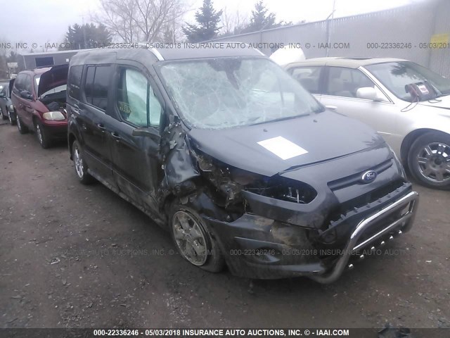 NM0GE9F74G1241571 - 2016 FORD TRANSIT CONNECT XLT GRAY photo 1