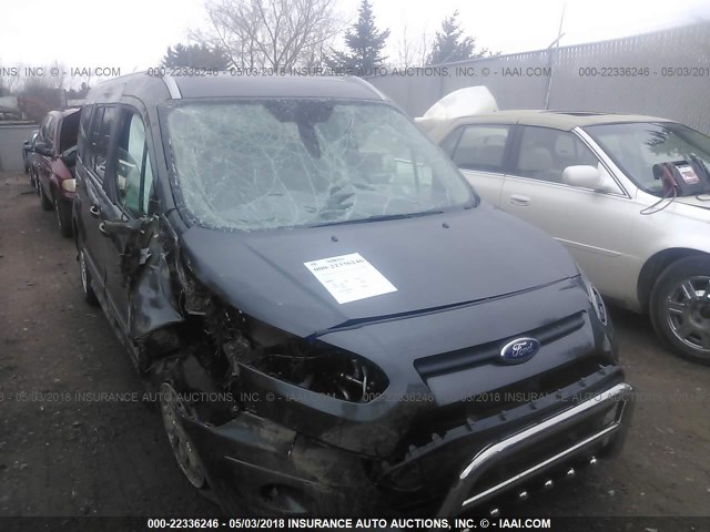 NM0GE9F74G1241571 - 2016 FORD TRANSIT CONNECT XLT GRAY photo 6