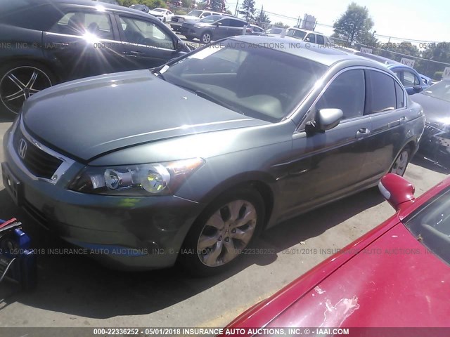 1HGCP26808A066461 - 2008 HONDA ACCORD EXL GRAY photo 2