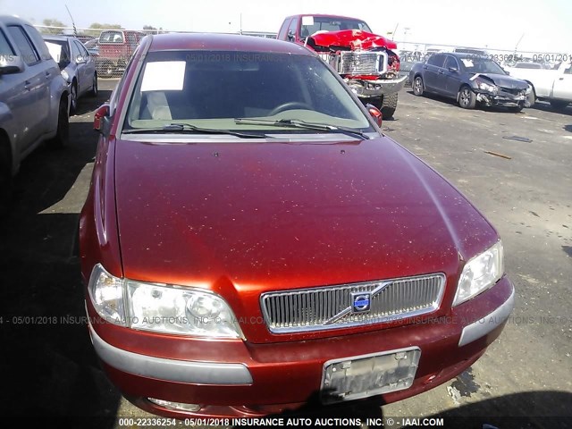 YV1VS29551F710773 - 2001 VOLVO S40 1.9T BURGUNDY photo 6