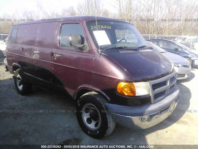 2D7HB11X53K520802 - 2003 DODGE RAM VAN B1500 BURGUNDY photo 1