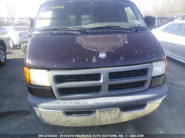 2D7HB11X53K520802 - 2003 DODGE RAM VAN B1500 BURGUNDY photo 6