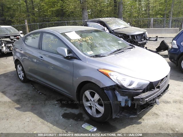 KMHDH4AE0BU086672 - 2011 HYUNDAI ELANTRA GLS/LIMITED GRAY photo 1