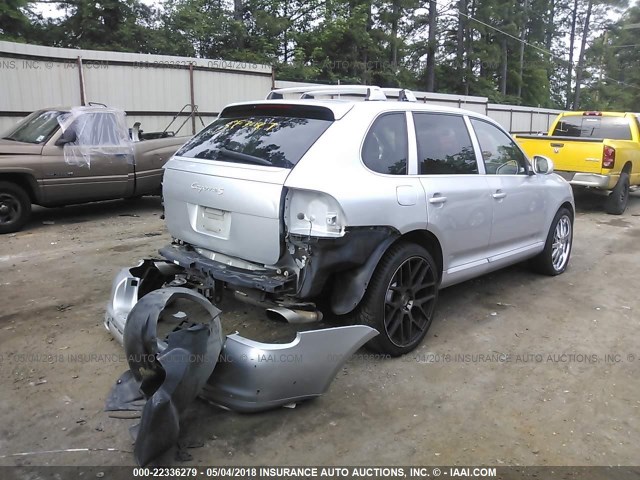 WP1AB29P35LA61387 - 2005 PORSCHE CAYENNE S SILVER photo 4