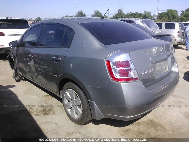 3N1AB61E28L749931 - 2008 NISSAN SENTRA 2.0/2.0S/2.0SL GRAY photo 3