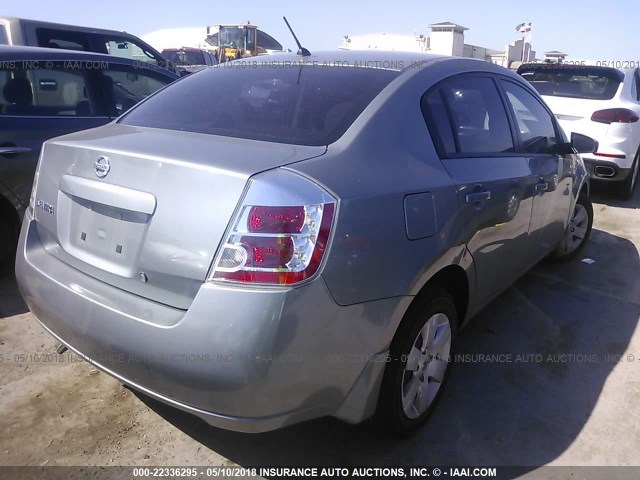 3N1AB61E28L749931 - 2008 NISSAN SENTRA 2.0/2.0S/2.0SL GRAY photo 4