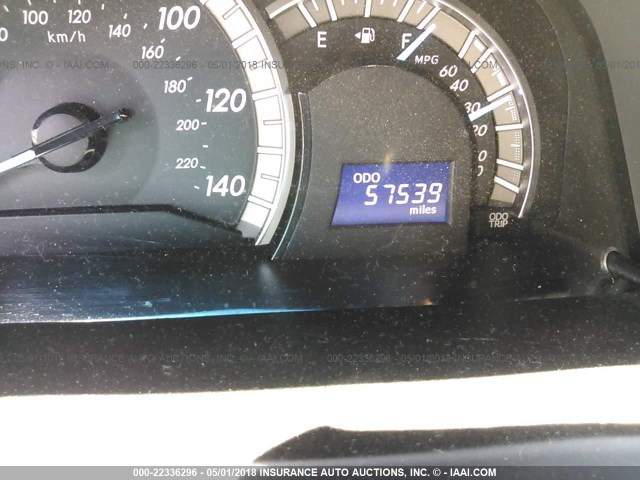 4T1BF1FK6DU247927 - 2013 TOYOTA CAMRY L/SE/LE/XLE BLACK photo 7