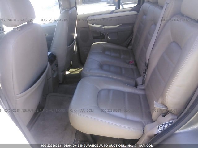1FMZU63K63UB33978 - 2003 FORD EXPLORER XLT/XLT SPORT/NBX GOLD photo 8