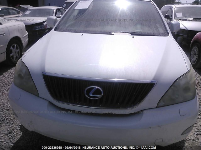 2T2GA31U96C045754 - 2006 LEXUS RX 330 WHITE photo 6